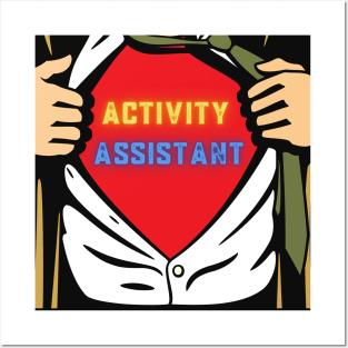 Activity Assistant Superhero Posters and Art